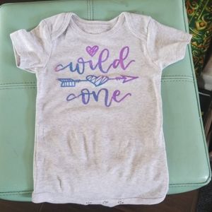 Wild one themed onesie.